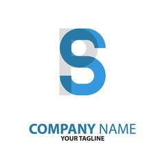 SP or PS initial logo concept