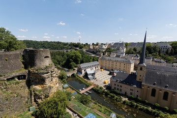 Fototapeta na wymiar Stadt Luxemburg