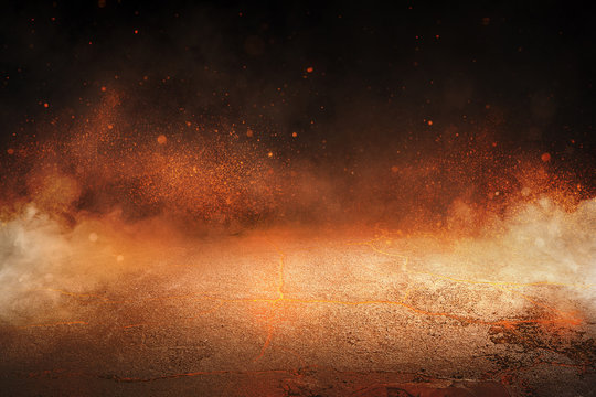Hintergrund - Feuer - Lava