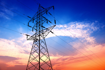 High voltage post or High voltage tower