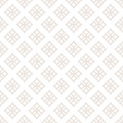 Seamless pattern of on a white background, cross motif,  ornamental background
