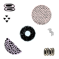 Stylish abstract tribal background for textile or printing products. Tribal drawing. Vector illustration.