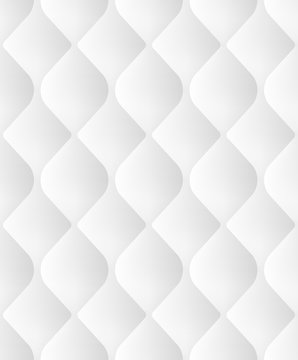 Soft light gray wave seamless background. EPS 10 vector