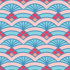 Seamless pinapple pattern, ornamental seamless background