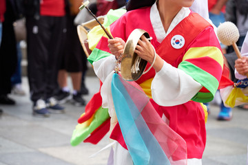 Trommler and dancer south korea