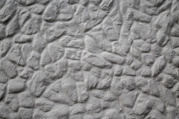 Decorative plaster effect on wall