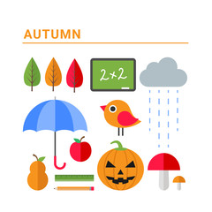 Autumn concept vector illustration