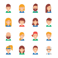 Set of vector avatars