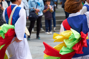 Trommler and dancer south korea