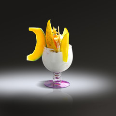 Leckeres Eis im Becher
