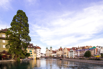 Fototapeta na wymiar Lucerne city in Switzerland