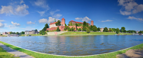 Obraz premium Wawel in summer, Krakow, Poland