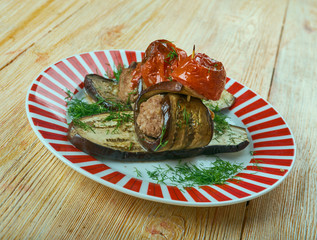 Islim or patlican kebabi