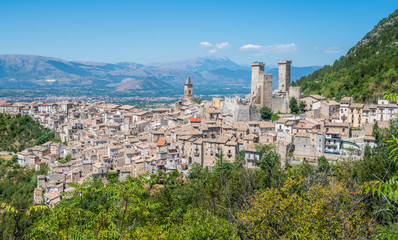 Naklejka premium Scenic sight in Pacentro, province of L'Aquila, Abruzzo, central Italy.