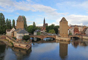 Obraz premium Petite France à Strasbourg Alsace France