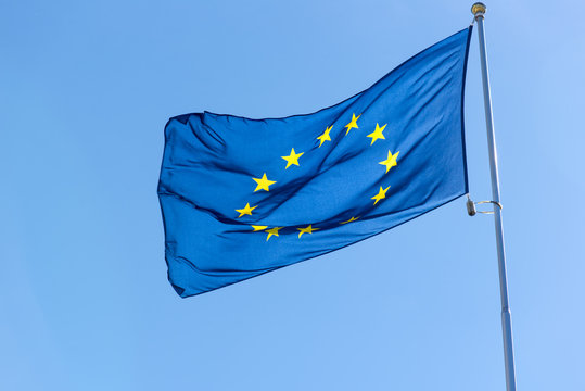 EU flag in Brussels