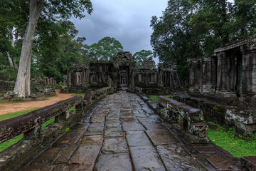  Banteay Kdei Tempel, Angkor Kambodscha, nach dem Regen