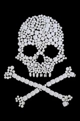 Pills - skull and crossbones