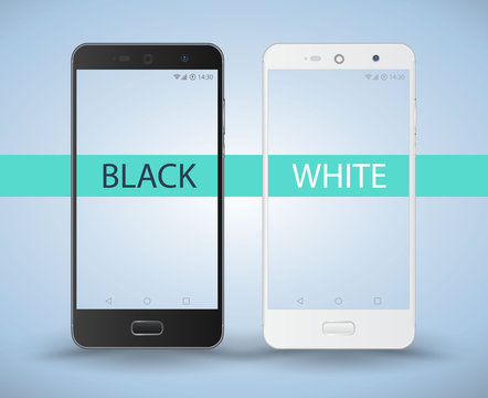 Smartphone black and white