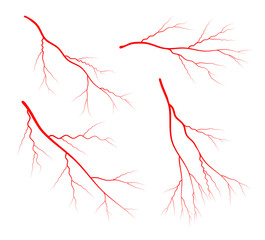 vein blood set vector symbol icon design. Beautiful illustration isolated on white background