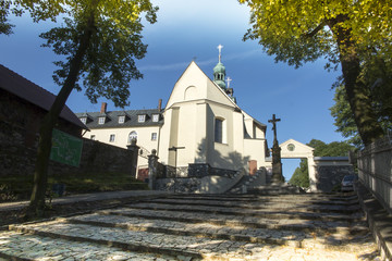 Mountain St. Anna Basilica Franciscan monastery and the International Shrine of St. Anna Poland