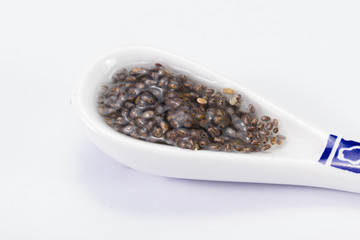 soaked chia seeds