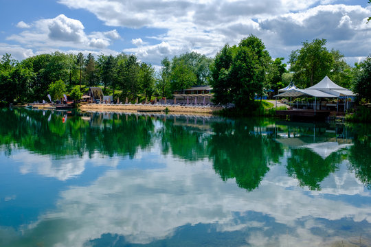 Nidernberg lake with reflection