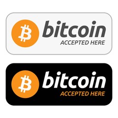 Bitcoin Digital currency vector