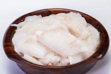 fresh young coconut meat