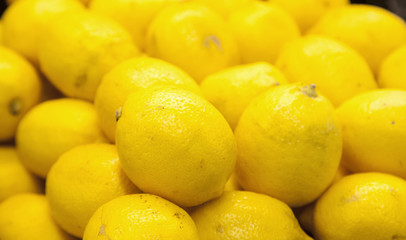 fresh yellow lemon citrus