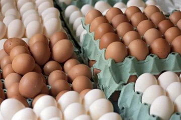 Keuken spatwand met foto Eggs for sale © rpferreira
