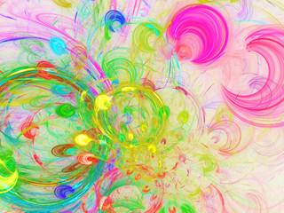 Abstract fractal background