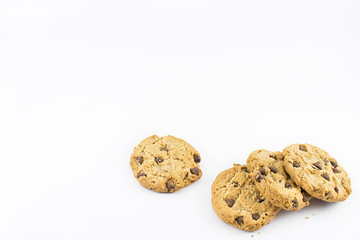 biscuits with chocolate chips.