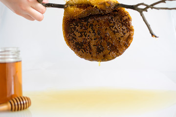 Honey with Honeycomb