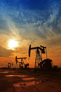 The oil pump, industrial equipment