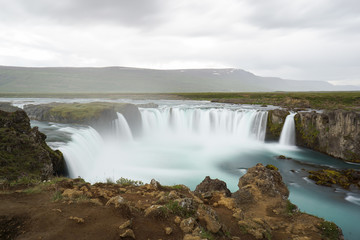 Godafoss is a very beautiful Icelandic waterfall.