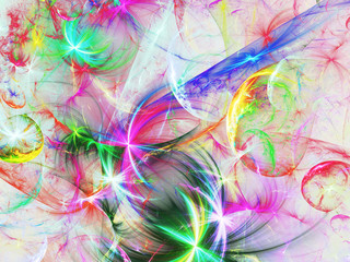 Abstract fractal background