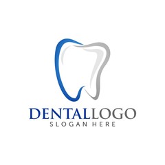 strong dental Illustration Logo Vector