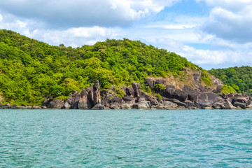 Naklejka premium Beautiful Sea Green Waters of South Goa, India