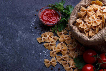 Whole grain pasta