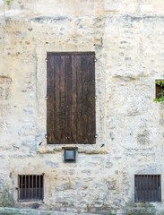 Wooden window in France