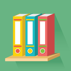 Archive, folder icon, shelf