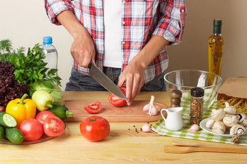 Woman cook at the kitchen