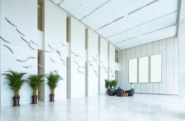 modern entrance hall interior
