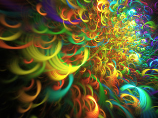 Abstract fractal background