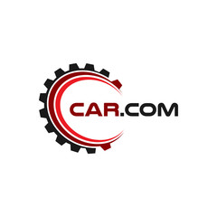 car garage retro emblems logo