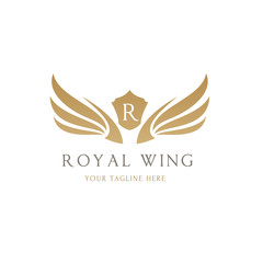 Royal wing logo template