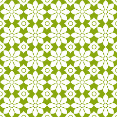 Classic dark and light seamless floral ornament patterns. Endless vector texture can be used for wallpaper, pattern fills.