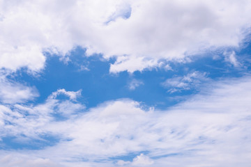 Naklejka na ściany i meble blue sky with clouds nature abstract background