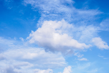Obraz na płótnie Canvas blue sky with clouds nature abstract background